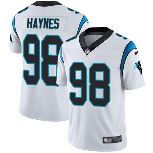 Nike Men & Women & Youth Panthers 98 Marquis Haynes White NFL Vapor Untouchable Limited Jersey,We sell and wholesale Nike Men & Women & Youth Panthers 98 Marquis Haynes White NFL Vapor Untouchable Limited Jersey on line form chian!